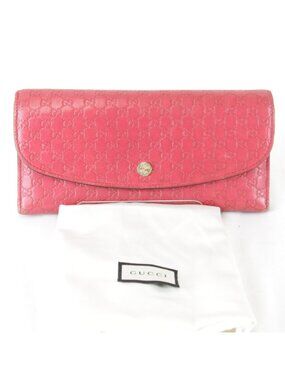 Gucci 0416 Wallet Leather Red